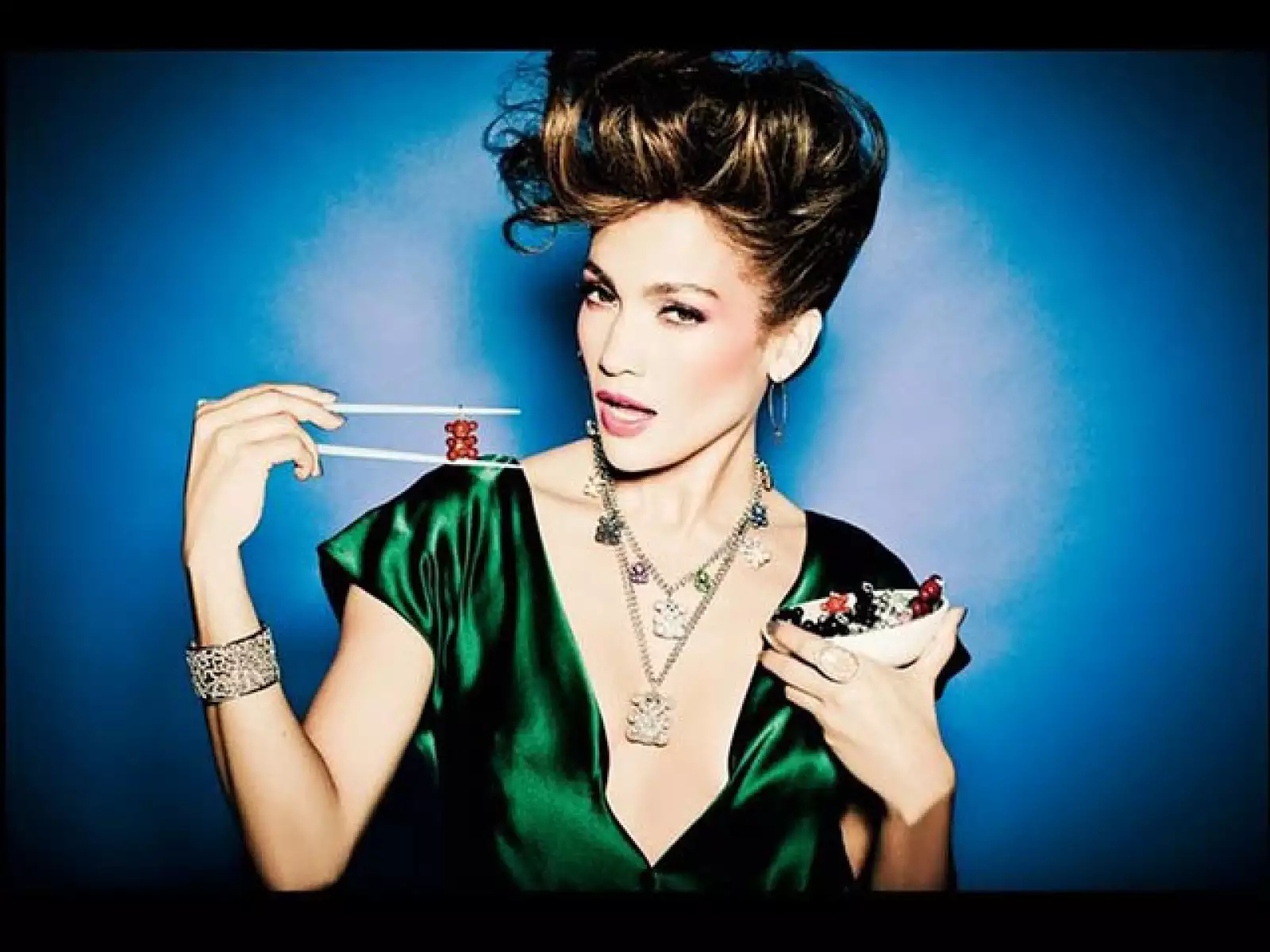 La intérprete se destacó como toda una modelo.