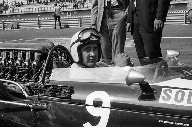 El mexicano Moisés Solana en el Gran Premio de 1966.