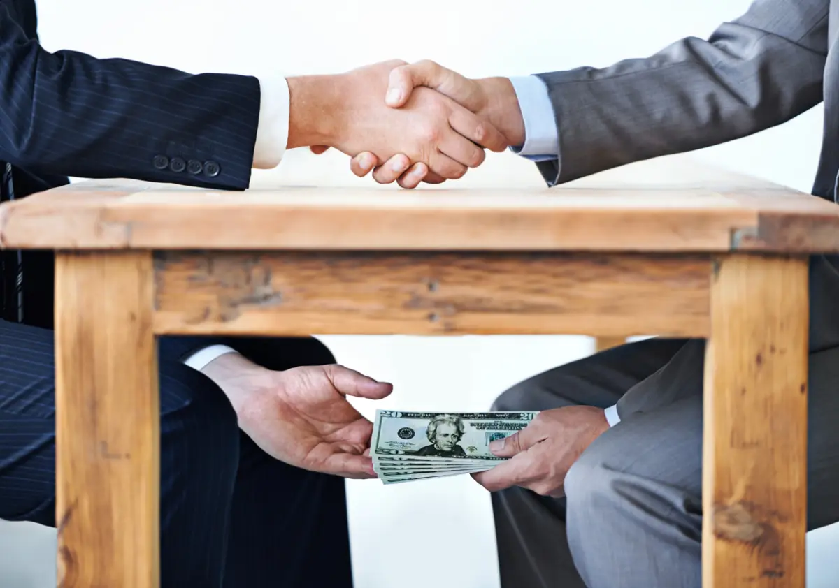 Under-the-table transactions...
