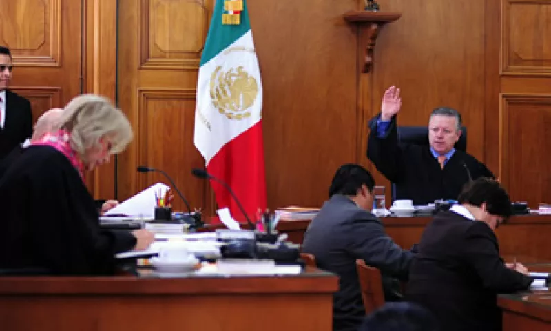 En la Suprema Corte de Justicia de la Nación, el ministro Arturo Zaldívar se excusó de la decisión.  (Foto: Notimex)