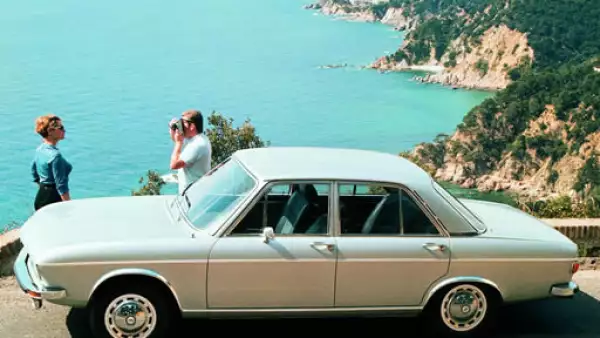 El Audi 100 LS de 1969 contaba con cuatro cilindros.