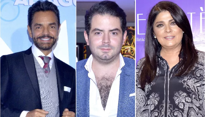 Eugenio Derbez, José Eduardo Derbez y Victoria Ruffo