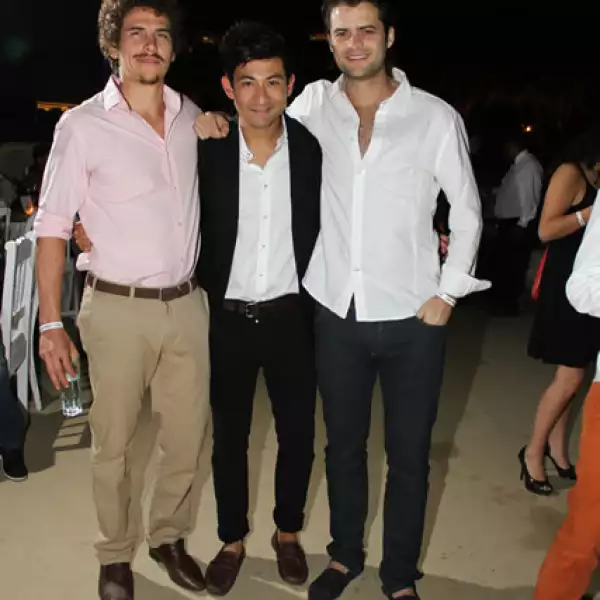Bruno López,Choco Herrera y Christian Granada