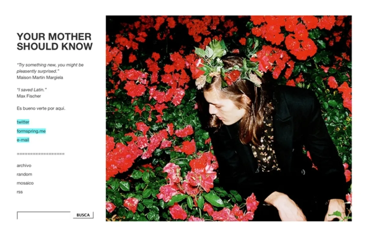 Una de las imágenes muy cool del blog Your Mother Should Know.