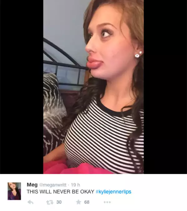 Seguro Kylie jamás intentaría esto.