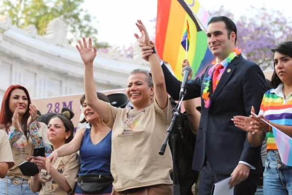 La diputada federal, Salma Luévano