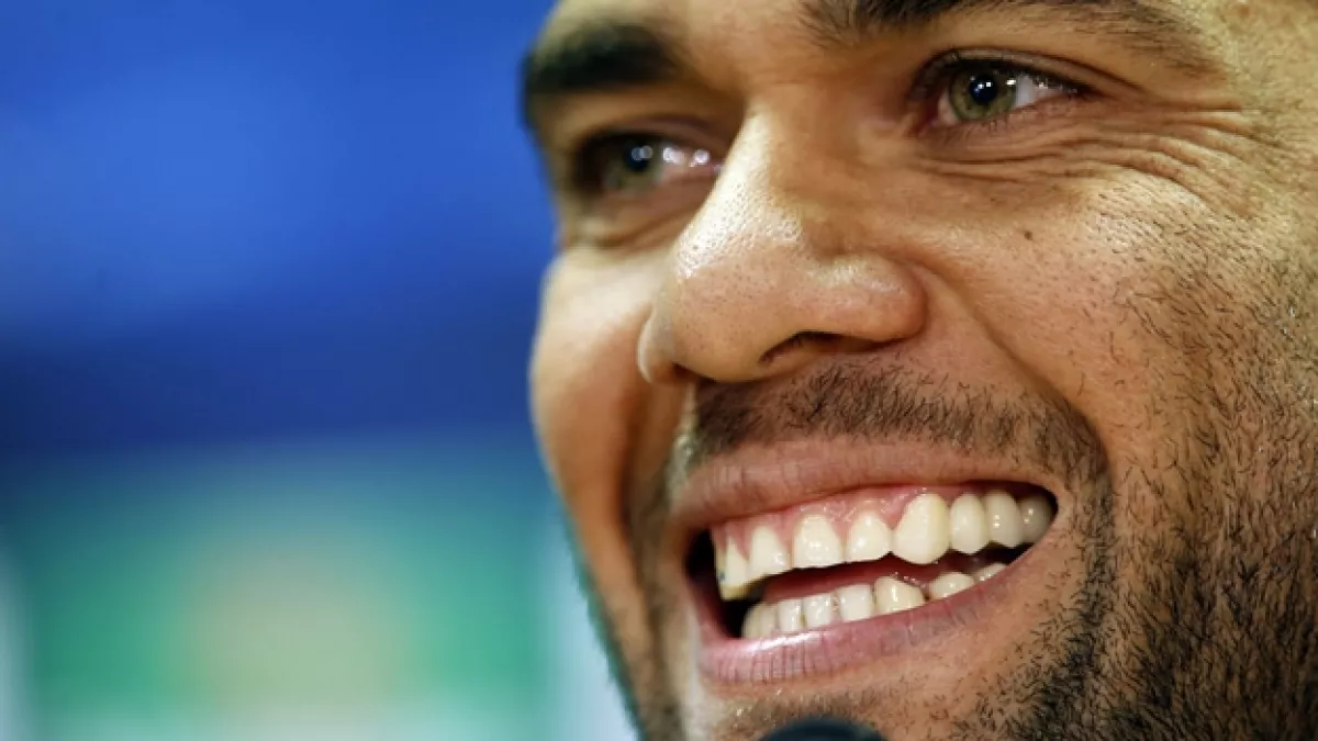 Dani Alves, futbolista brasileño fichado por los Pumas de la UNAM. 