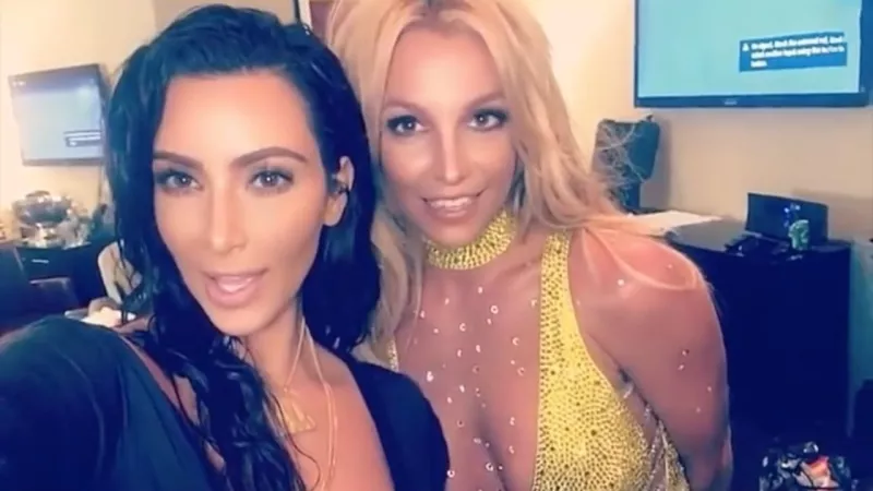 Kim Kardashian y Britney Spear