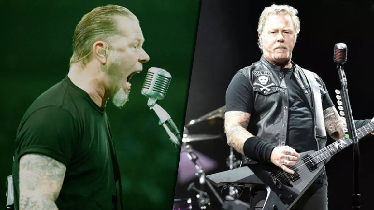 2009 vs 2019. James Hetfield de Metallica (Getty Images)