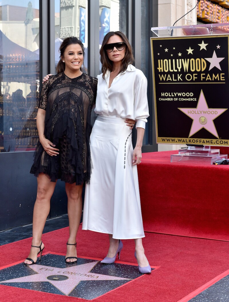 Eva Longoria y Victoria Beckham