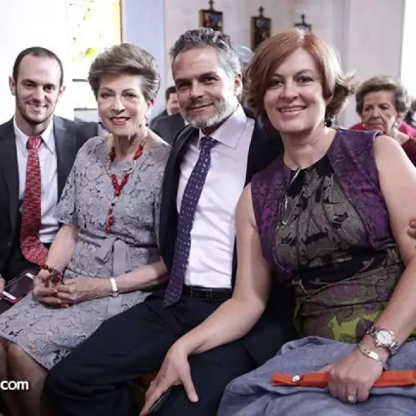 Arturo Zapata,Beatriz Guiza,Arturo Zapata y Lisa Hojel