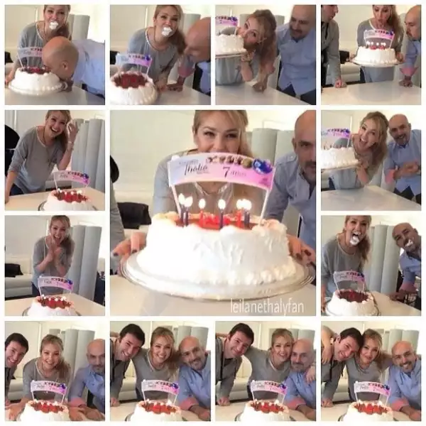Thalía celebró en compañía de su equipo de trabajo, siete años de programa al aire.