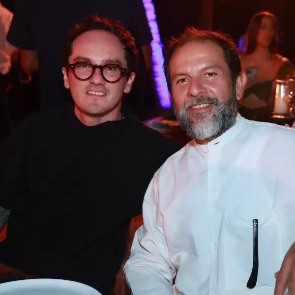 chef Lucho Martínez y chef Enrique Olvera