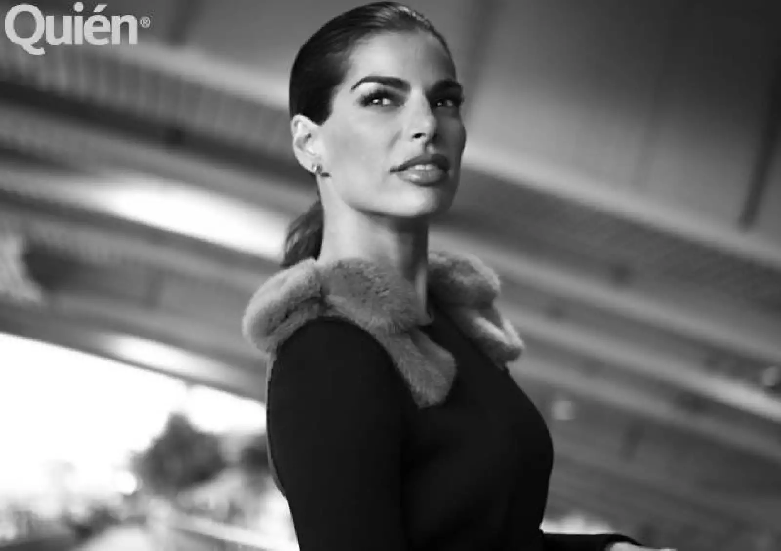 Bárbara Coppel en un vestido Prada.