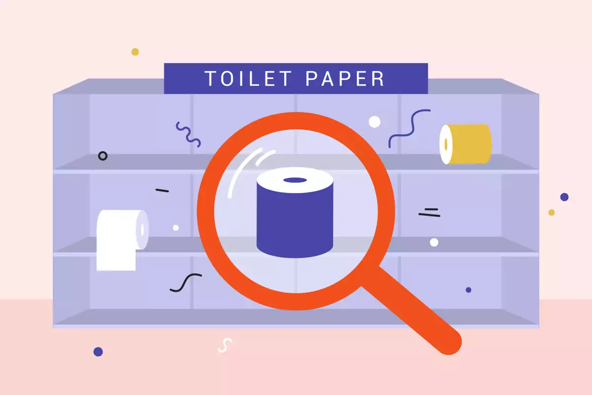 Toilet paper panic due to coronavirus and quarantine
