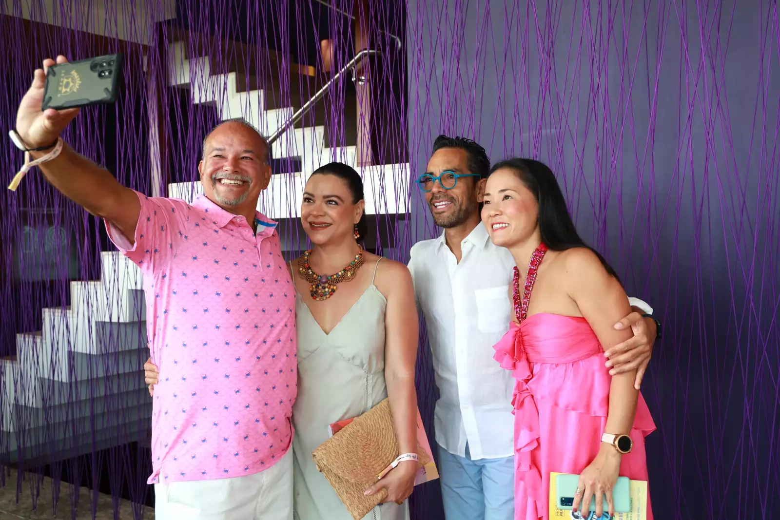 Germán  Hernández , Elizabet Zuasti, Julio César Arroyo y Yur