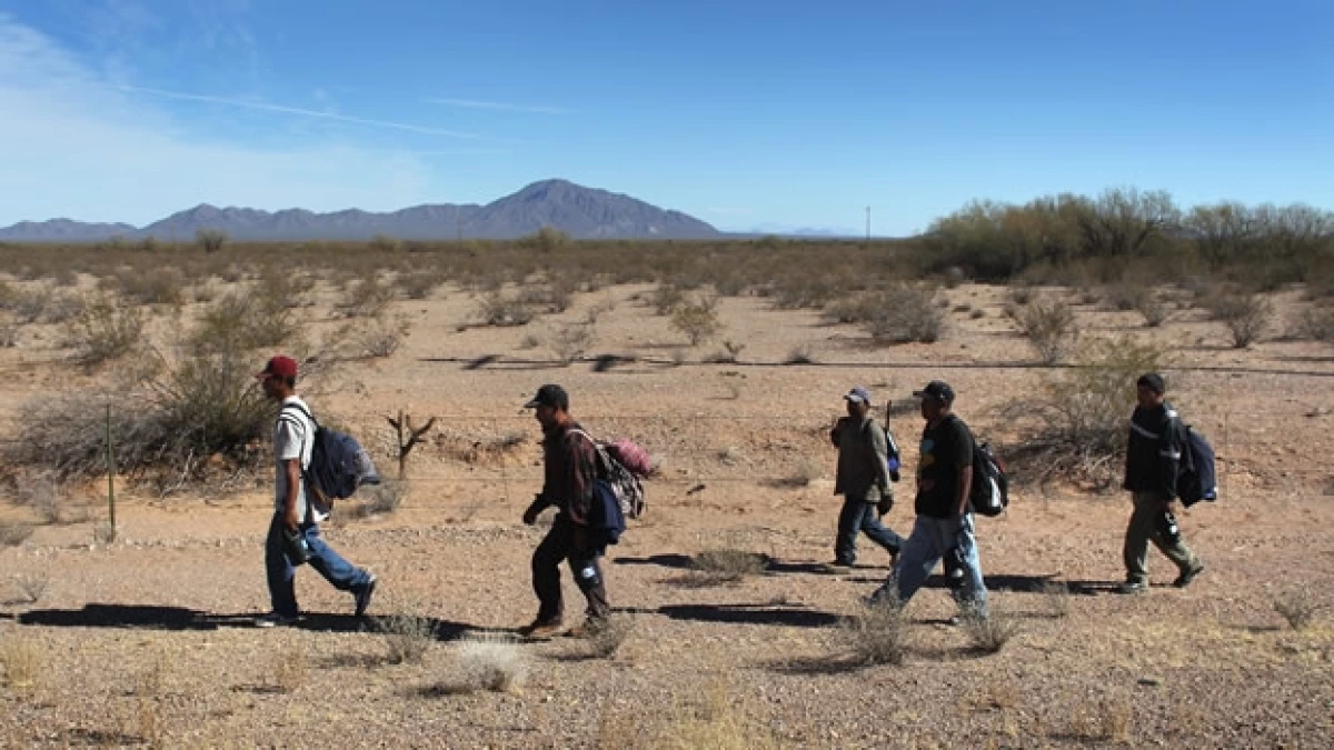 indocumentados migrantes EU desierto
