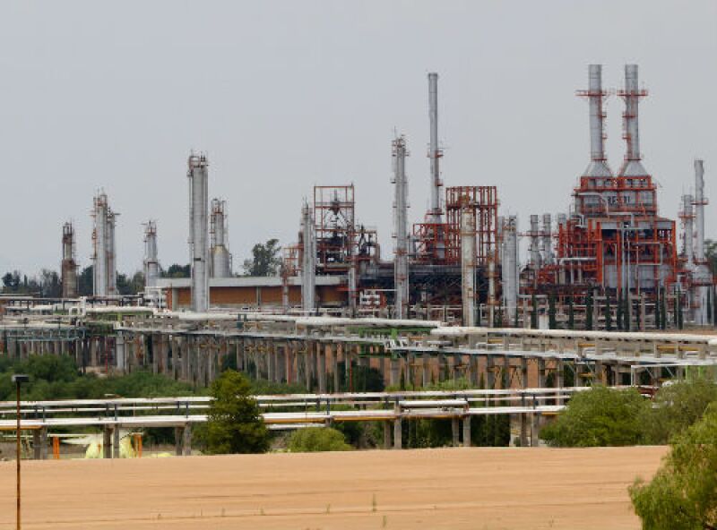 Refiner�a Miguel Hidalgo de Pemex en Tula, Hgo.