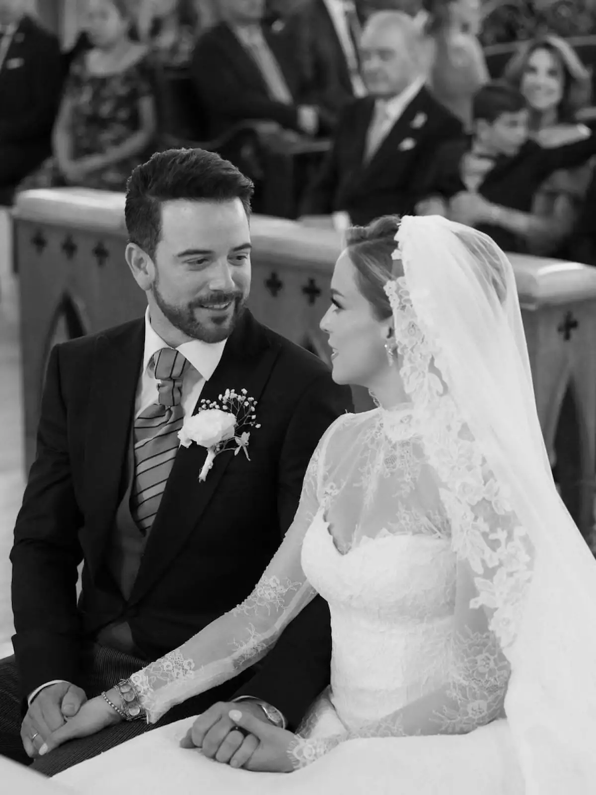 Imagen de la boda religiosa de Mane de la Parra y Ligia Uriarte