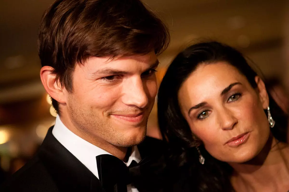 Demi Moore y Ashton Kutcher.
