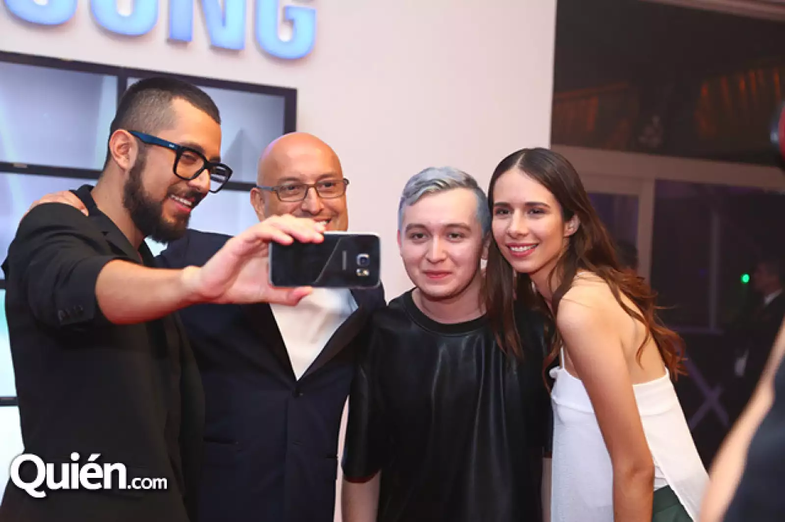 Raúl Orozco,Ángel Sánchez,Karla Correa y Jorge Canul