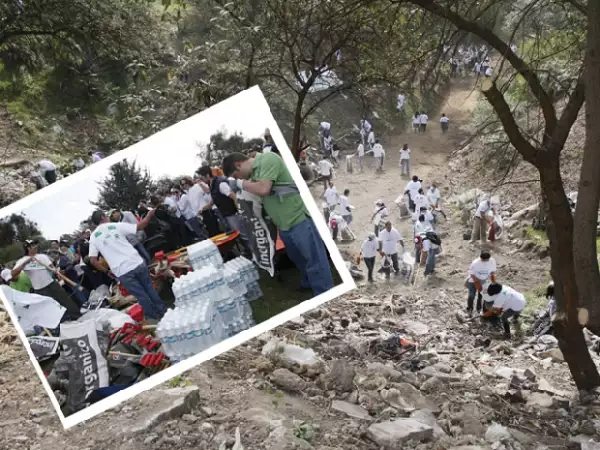 Durante varios años, esta zona de la Delegación Cuajimalpa había sido utilizada de manera informal como tiradero de basura, por lo que activistas se dieron a la tarea de reforestar y limpiar la barranca de Tlalmimilolpa, en San Mateo Tlaltenango.
