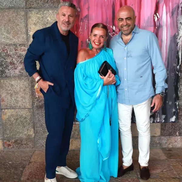 Rafa Micha, Javier Esteban y Paola Portella 