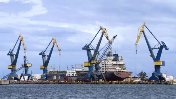 Shipyard at Veracruz port