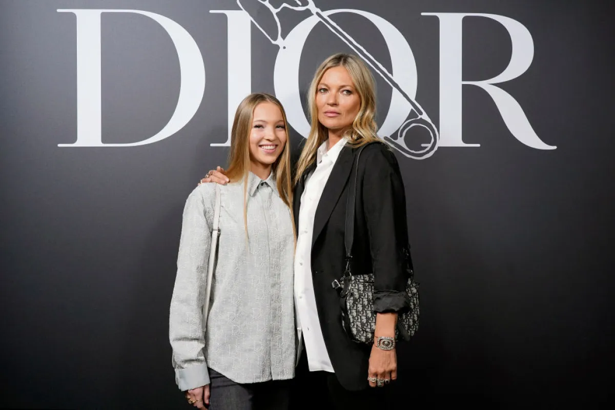 Lila y Kate Moss