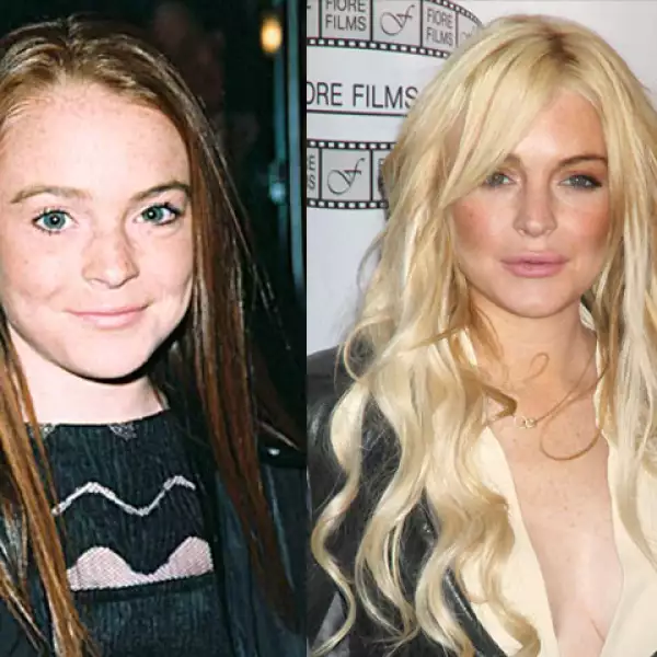 Lindsay Lohan no sólo cambio en su aspecto, también lo hizo en su conducta y del modelo de niña bien portada se convirtió en un mujer con varios problemas con la ley y de abuso de alcohol.