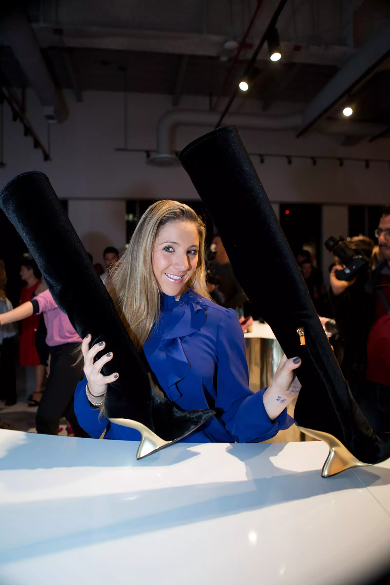 Presentación de la nueva colección de zapatos Ferragamo