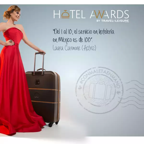 Laura Carmine, actriz. #ConMaletaEnMano