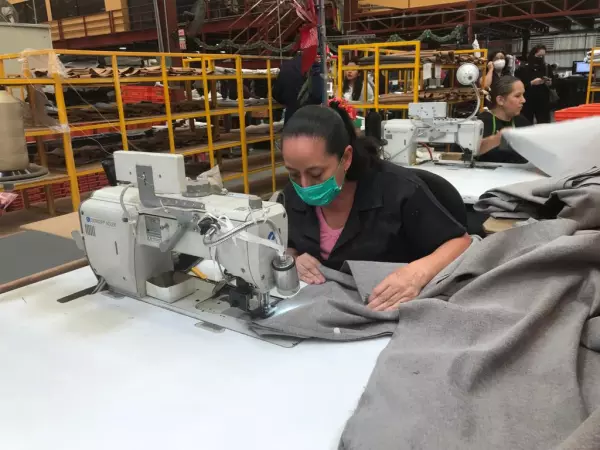 Seamstress for Liz Furniture in Guadalajara, Jalisco.