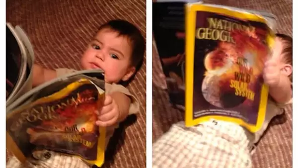 Mientras la colombiana se encuentra preparando su nuevo material discográfico, su pequeño "lee".