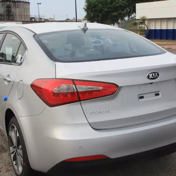 El buque Arca Emerald arribó a la terminal portuaria con 872 unidades del modelo subcompacto Forte, luego de un viaje de más de 30 días por el Océano Pacífico.