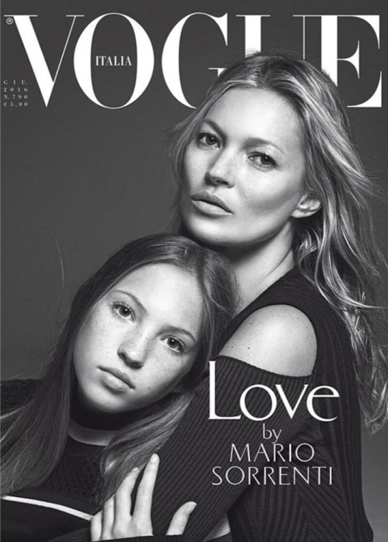 Lila Grace Moss ya sigue los pasos de su guapa mamá -quien se convirtió en modelo a los 14 años-, y por primera vez protagoniza junto a Kate una portada.