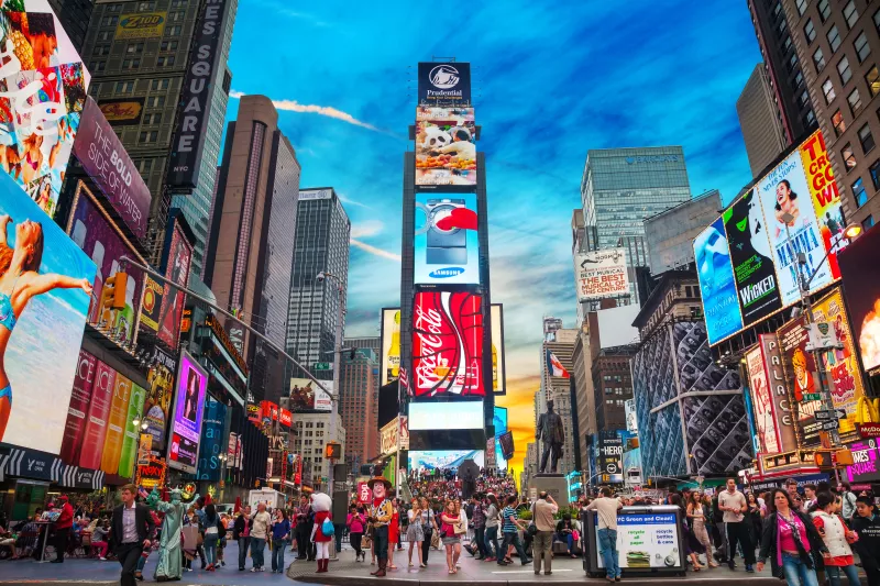 Times Square en Nueva York. (iStock) 
