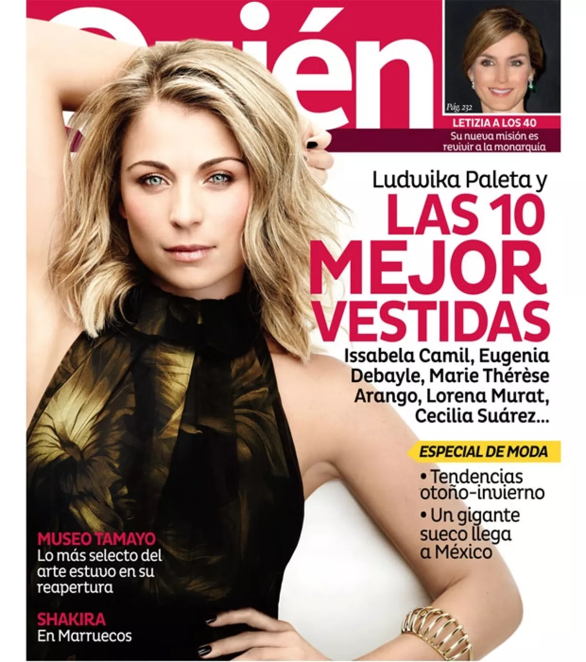Ludwika Paleta está en su mejor momento, con boda en puerta y obra de teatro.