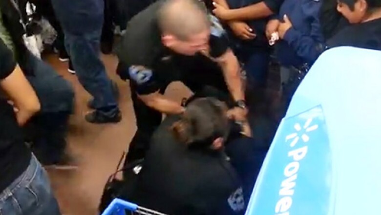 En el primer día de compras, se reportaron dos peleas en una tienda de Virginia y el caso de un hombre que fue apuñalado.