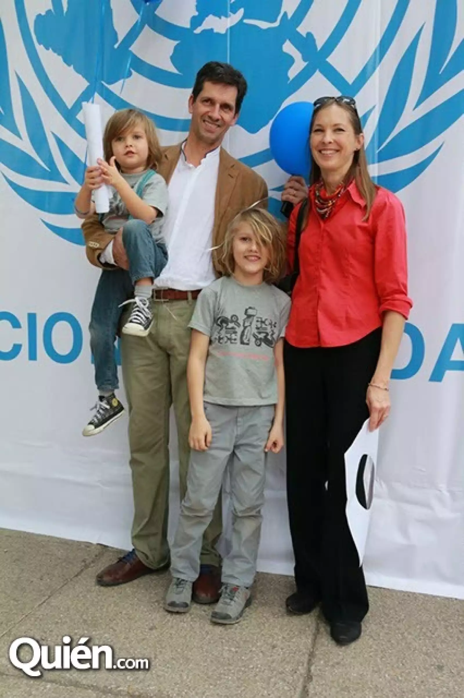 Christopher, Otto, Hugo y Elina Gascón