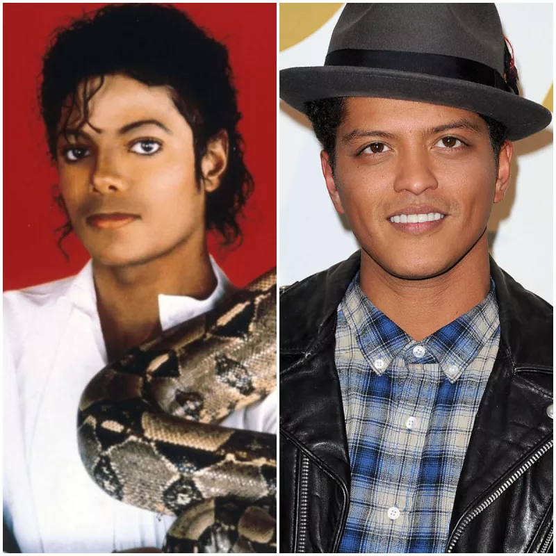 Michael Jackson y Bruno Mars