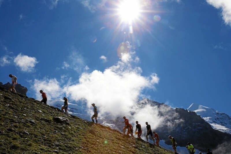 El Maratón de Jungfrau presenta subidas muy pronunciadas.
