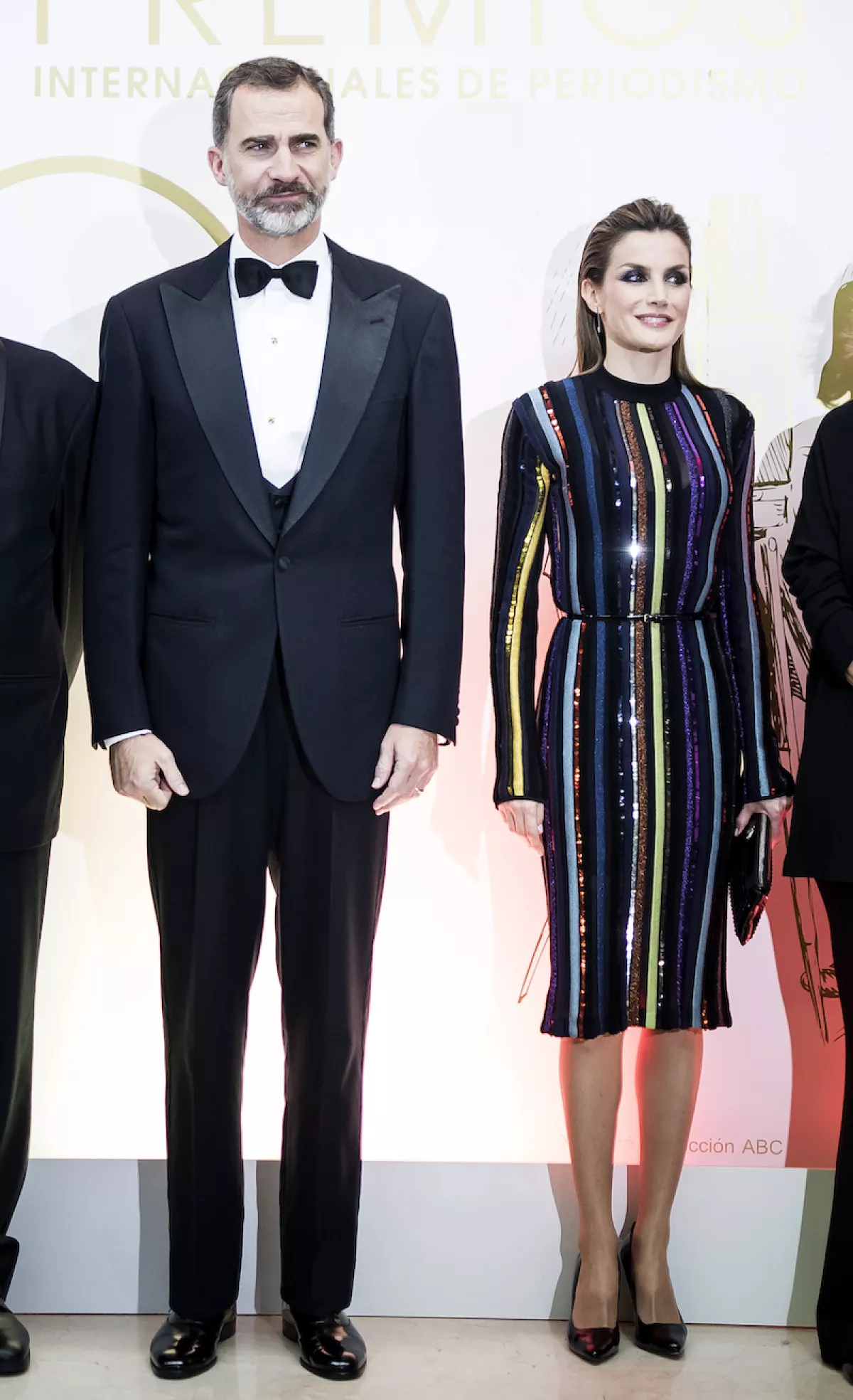 Letizia vestido de lentejuelas 