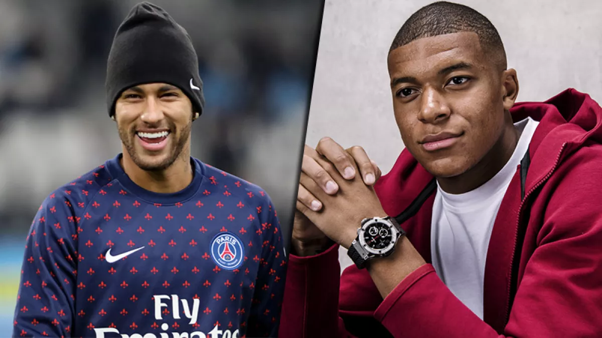 Neymar y Mbappé