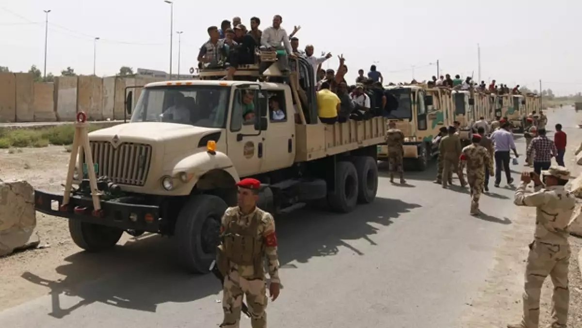 voluntarios ejército de Iraq