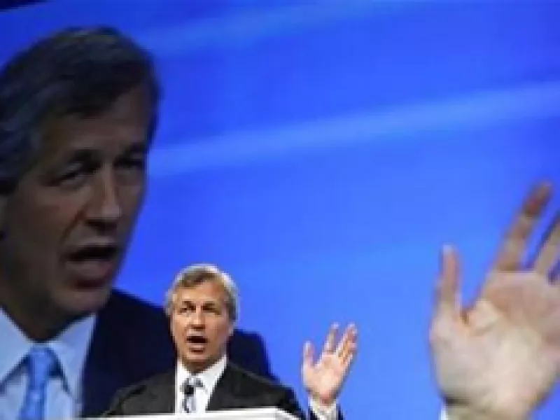 Jamie Dimon, líder de JP Morgan, participó este jueves en el Foro Económico. (Foto: Reuters)