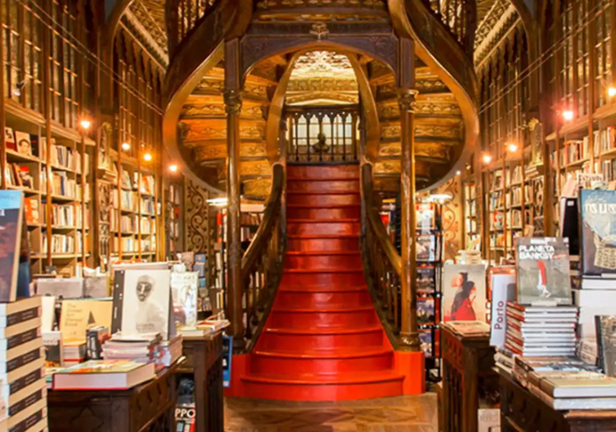 librería lello escaleras
