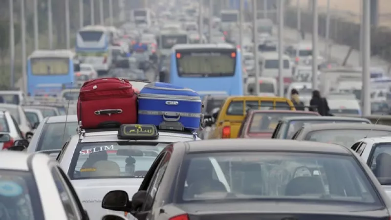 trafico rumbo al aeropuerto