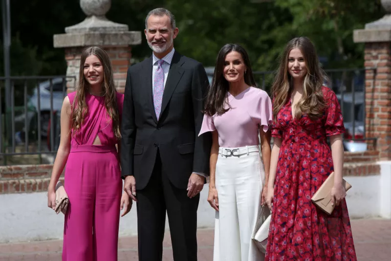 Princess Sofia Receives The Received the Sacrament of Confirmation