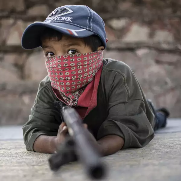 DOUNIAMAG-MEXICO-CRIME-VIOLENCE-SELF-DEFENCE-CHILDREN